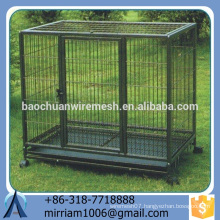 Well-suited large outdoor wrought iron dog kennel/pet house/dog cage/run/carrier